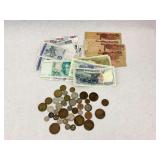 World Currency Collection: Coins and Paper Money