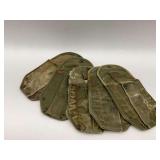 Lot of 5 WW2 US M-43 Shovel Covers