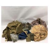 Military Clothing Lot: Shirts, Pants, and Pouches