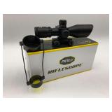 Pinty 2.5-10x40 Tactical Rifle Scope with Red Laser and Mount