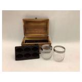 Harley-Davidson Big Sky Barware Set in Wooden Box