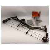 Hoyt Easton USA Compound Bow with Spot Hogg Sight and Kolpin Quiver