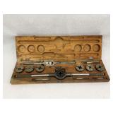 Champion Blower & Forge Tap and Die Set No. 305 in Wooden Box