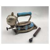Coleman Liquid Fuel Iron with Stand and Pump