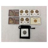 Assorted US Coins - Sacagawea Dollars, Liberty Nickel, and More