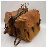 Vintage Leather Horse Saddlebags