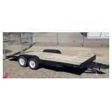 1999 18ft Flatbed Utility / Car Hauler Trailer