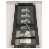 Harley-Davidson Motorcycles in the 1990s Shadowbox - 12x25