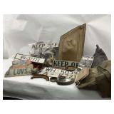 Assorted Vehicle Parts and Memorabilia