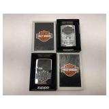 Zippo Harley-Davidson Lighters (Lot of 4)