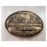 Little House on the Prairie 1975-76 Season Belt Buckle Signed Michael Landon Peter Logan