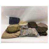Military Uniform Pieces and Accessories Assortment