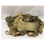 Military Canvas Bag and Pouches Lot