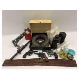 Kodak Carousel Slide Tray, Binoculars, Toy Guns & Assorted Items