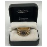 10K Gold Harley Davidson Ring - 6.95g