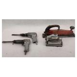 Two Air Chisel Guns & Two Sanders