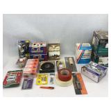 Mixed Lot: Sawhorse Brackets, TRW Fiberglass Repair Kit, Regent Floodlights, and More