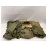 Assorted Military Surplus Canvas and Carry Bags