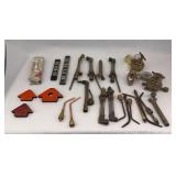 Welding Equipment Lot: Torches, Regulators, Magnetic Holders, and More