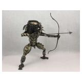 Metal Scrap Art Predator Sculpture, 18 x 22 x 22“