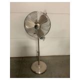 Metal Stand Up Fan with Adjustable Height