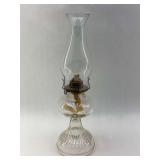 Vintage Glass Oil Lamp Pressed Pattern Base