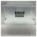 Two Greenmade InstaView 45 Quart Storage Bins