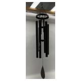 Large 45in Black Metal Wind Chimes