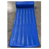 Blue Fluid Foam Pool Float