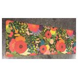 Floral Patterned Exercise/Yoga Mat - 20x60