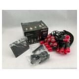 Artika Solar Blaze 20 LED Red Bulb String Lights