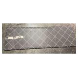 Gray Patterned 20 x 60 Floor Mat
