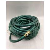 Green Garden Hose with 1-1/4" Connector