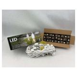 Feit Electric 48ft LED String Lights with 26 S14 Bulbs
