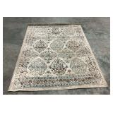 Carmen Barton Ivory Area Rug, 5 ft x 7 ft