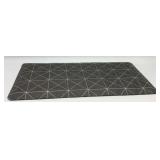 Gray Geometric Pattern Floor Mat - 20x40