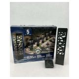 Tommy Bahama 5-Pack LED Solar Bollard Lights