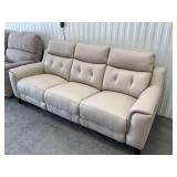 Contemporary Leather Power Reclining Sofa