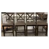 Set of Four Bayside Furnishings Counter Height Chairs