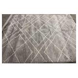 Soft-Step Gertmenian Talls Gray Microfiber Shag Rug 7ft 10in x 10ft