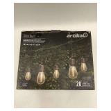 Artika Solar Blaze LED String Lights - 20 Bulbs, New in Box