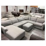 Modular Sectional Sofa with Ottoman
