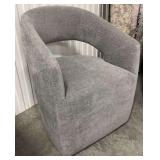 Upholstered Swivel Accent Chair