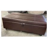Convertible Ottoman with Twin Bed: 46 x 28 x 17