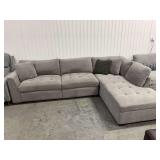 Thomasville Sectional Sofa with Reclining Footrest