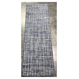 Mohawk Home Anderson Pet Rug, Style U457, Blue/Light Grey, 26x72 Inches