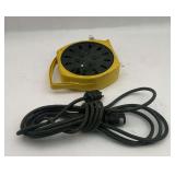 Multiplug Retractable Cord Reel, 105 ft, 13A