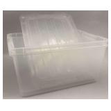 Clear Plastic Storage Totes With Lids
