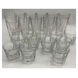 Clear Glass Assorted Drinkware Collection