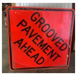 Aluminum, Out of Date Construction Sign